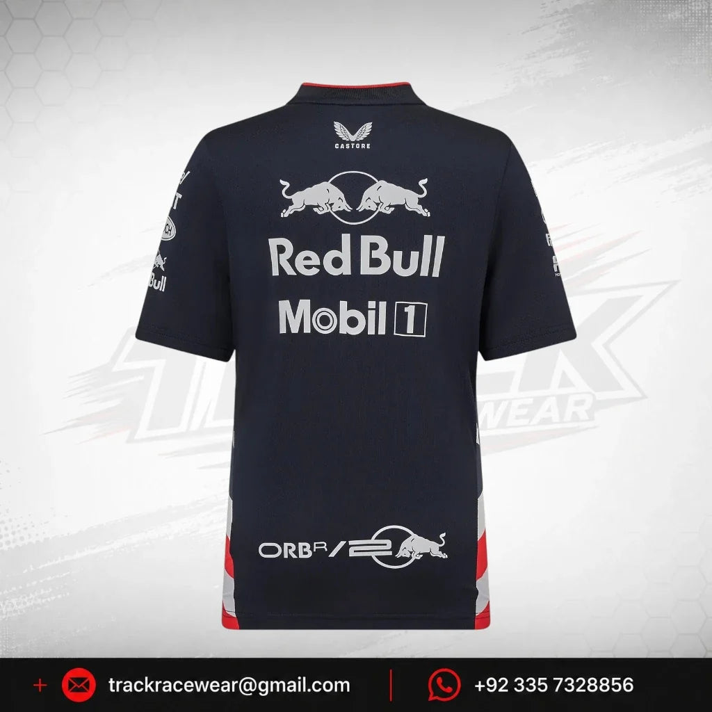 Red Bull Racing F1 Kids Special Edition America Race Team T-Shirt- Youth Navy