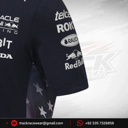 Red Bull Racing F1 Kids Special Edition America Race Team T-Shirt- Youth Navy