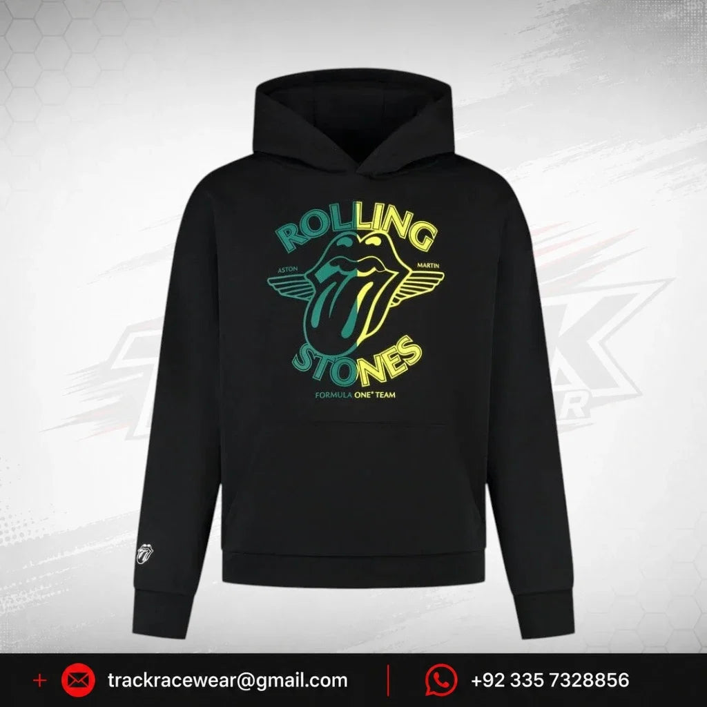 Aston Martin F1 Special Edition Rolling Stones Hoody - Black