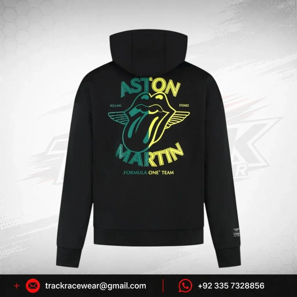 Aston Martin F1 Special Edition Rolling Stones Hoody - Black