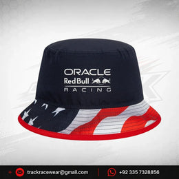Red Bull Racing F1 New Era Special Edition America USA GP Tapered Bucket Hat