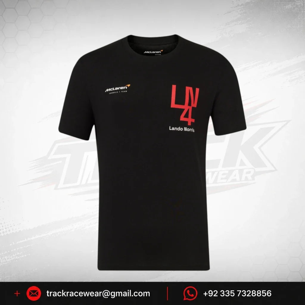 McLaren F1 Lando Norris Silverstone T-Shirt - White/Black