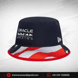 Red Bull Racing F1 New Era Special Edition America USA GP Tapered Bucket Hat