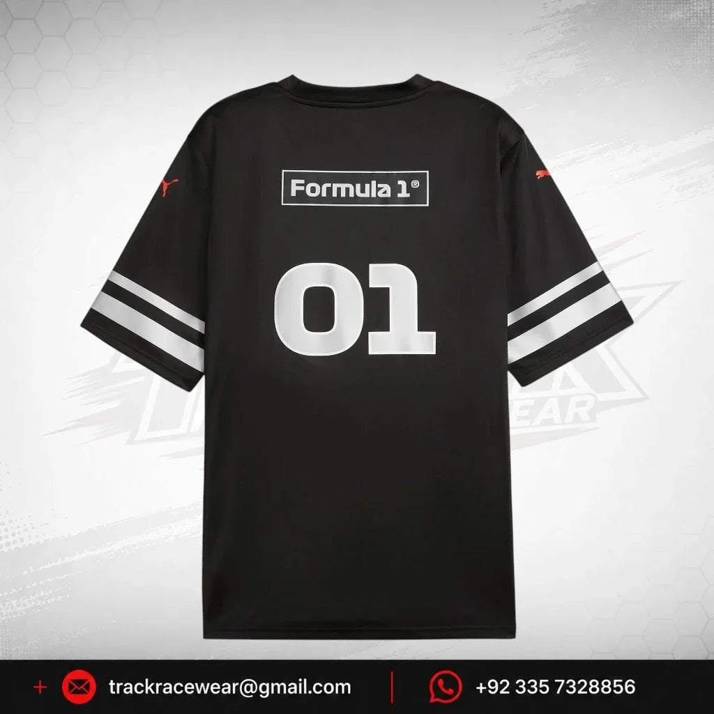 Formula 1 Tech Limited Edition Las Vegas GP Football Jersey - Black