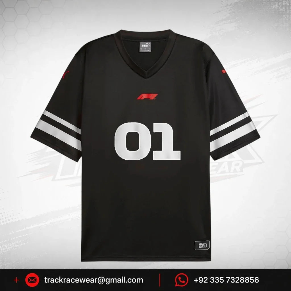 Formula 1 Tech Limited Edition Las Vegas GP Football Jersey - Black