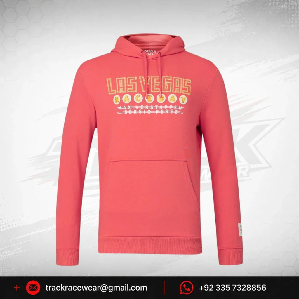 Red Bull Racing F1 Special Edition Las Vegas GP Hoodie - Red