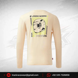 McLaren F1 Lando Norris Special Edition Silverstone GP Longsleeve T-Shirt - Off White