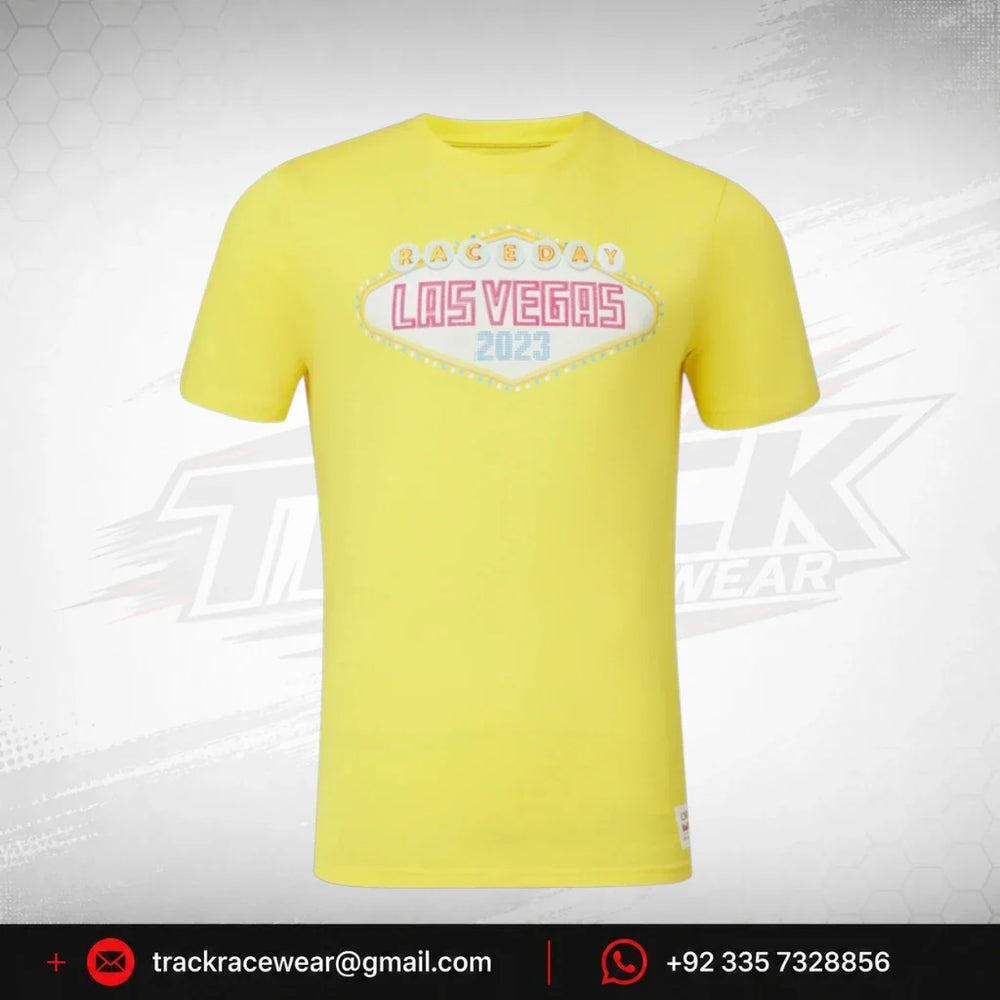 Red Bull Racing F1 Special Edition Las Vegas GP T-Shirt - Yellow