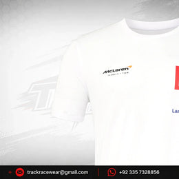 McLaren F1 Lando Norris Silverstone T-Shirt - White/Black