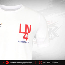 McLaren F1 Lando Norris Silverstone T-Shirt - White/Black