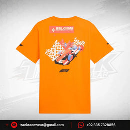 Formula 1 Tech Collection F1 Belgium GP T-Shirt - Orange Glo