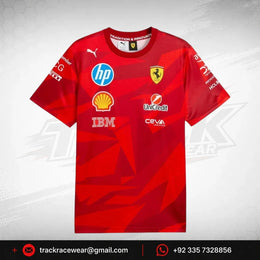 Scuderia Ferrari F1 Special Edition Las Vegas GP Team T-Shirt - Rosso Corso