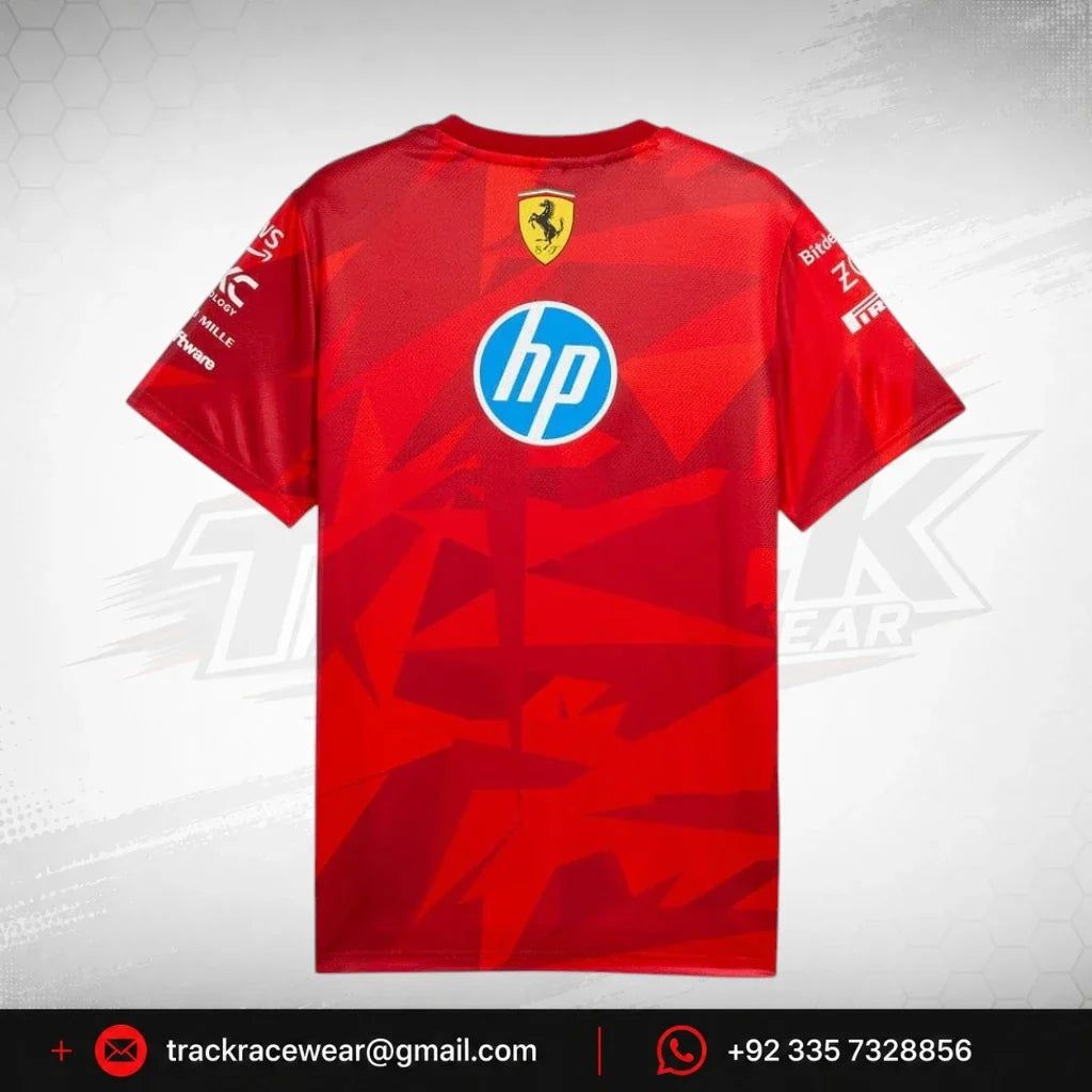 Scuderia Ferrari F1 Special Edition Las Vegas GP Team T-Shirt - Rosso Corso