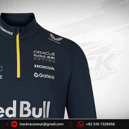 Red Bull Racing F1 x HypeBeast 2025 Special Edition 1/4 Zip Sweatshirt - Navy