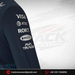 Red Bull Racing F1 x HypeBeast 2025 Special Edition 1/4 Zip Sweatshirt - Navy