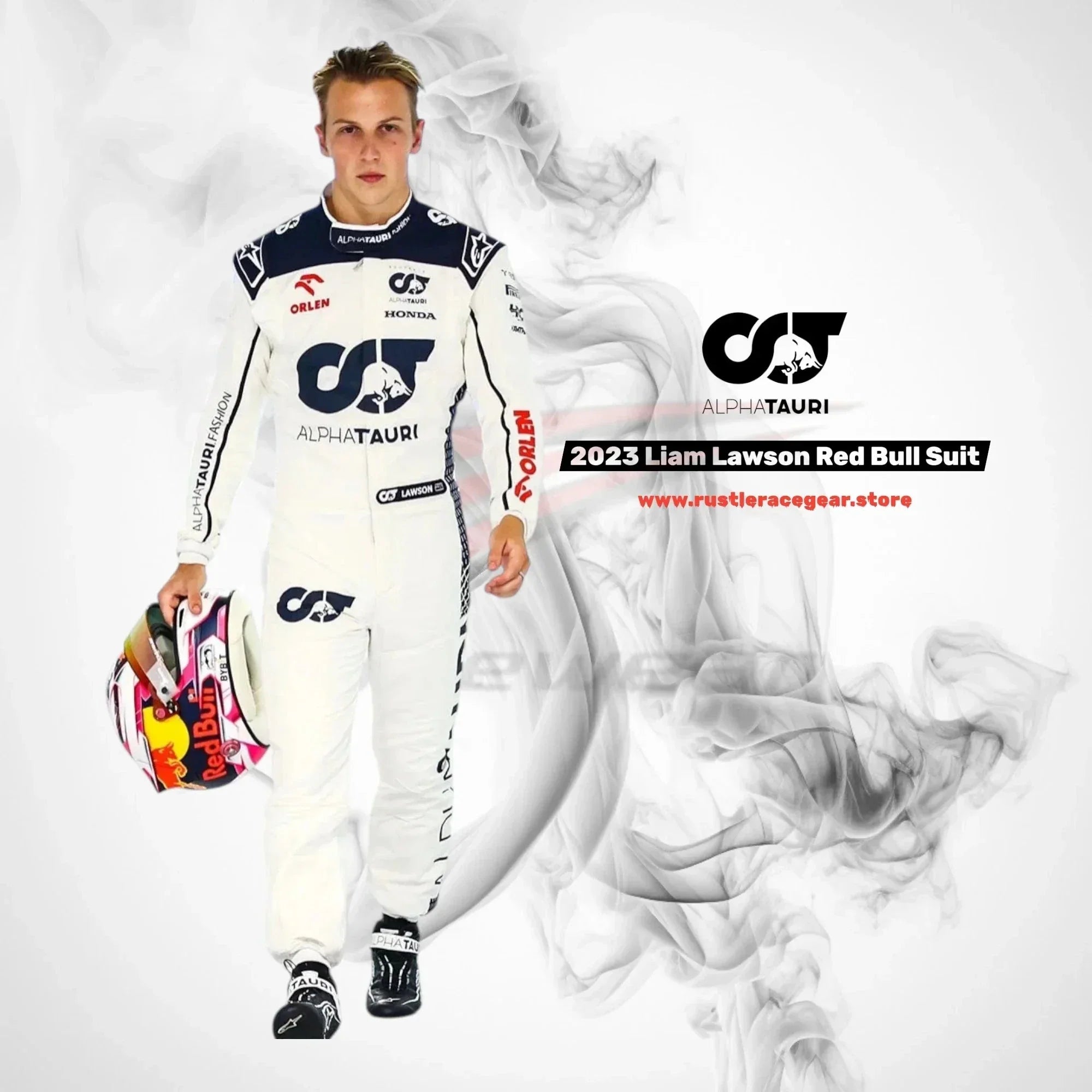 Liam Lawson 2023 AlphaTauri F1 Racing Suit Replica Jumpsuit
