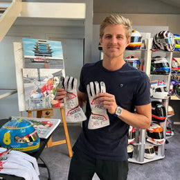 Marcus Ericsson 2021 Indy 500 & Detroit Win IndyCar Gloves
