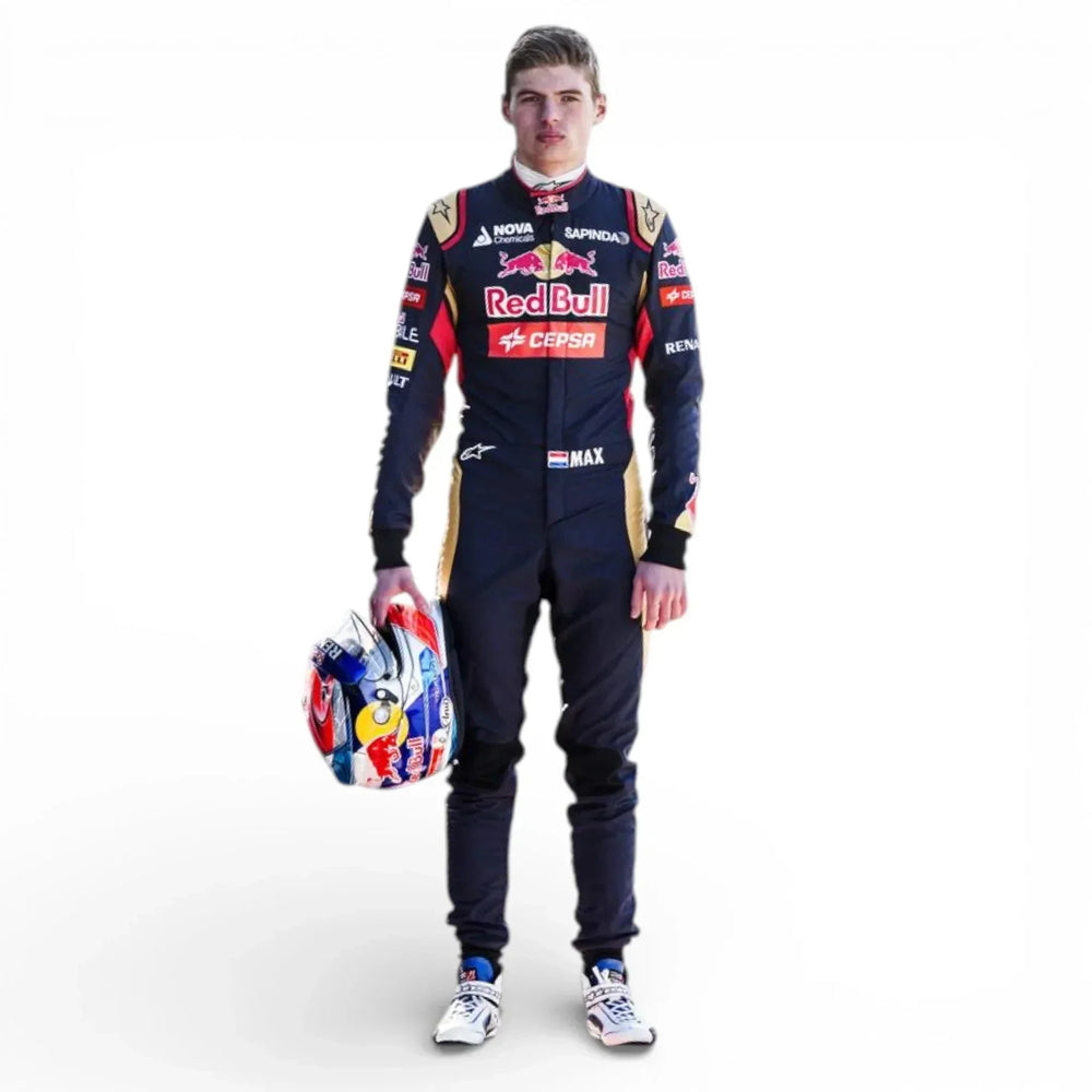 Max Verstappen 2015 Scuderia Toro Rosso Red Bull F1 Vintage Race Suit