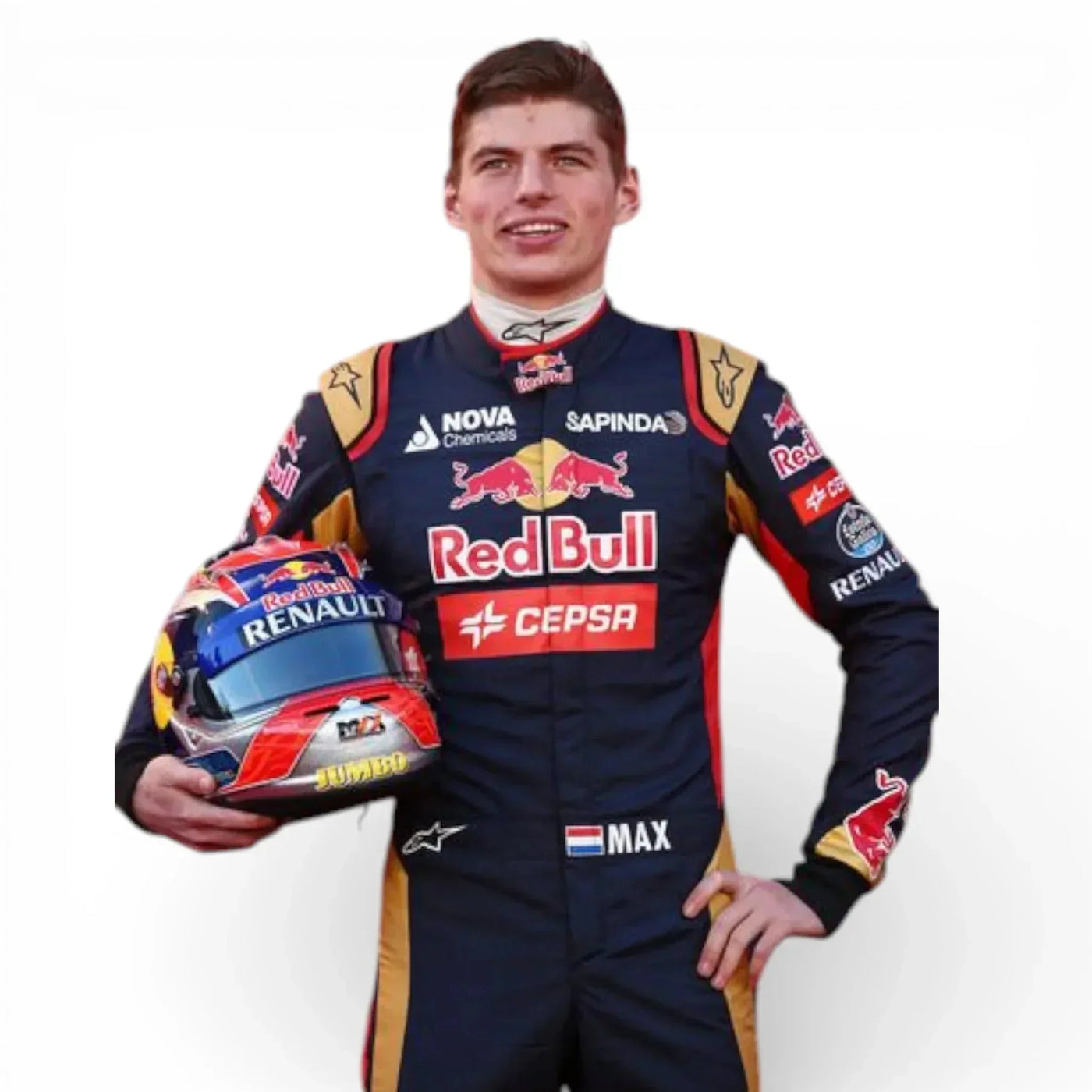 Max Verstappen 2015 Scuderia Toro Rosso Red Bull F1 Vintage Race Suit