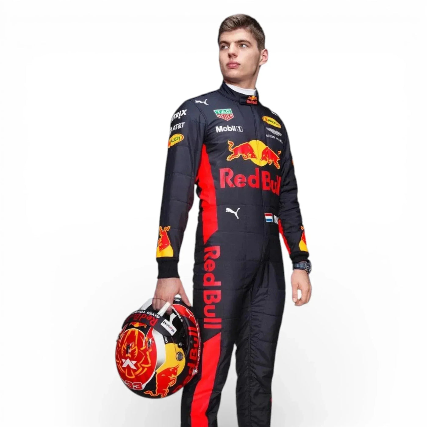Max Verstappen 2017 Race Worn Red Bull Racing F1 Suit