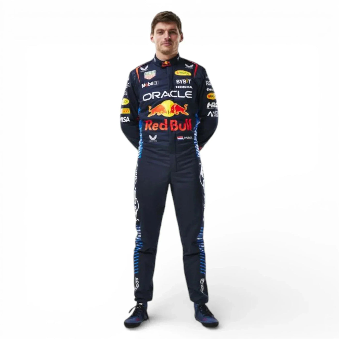 Max Verstappen 2024 Oracle Red Bull Racing Formula 1 Team Race Suit