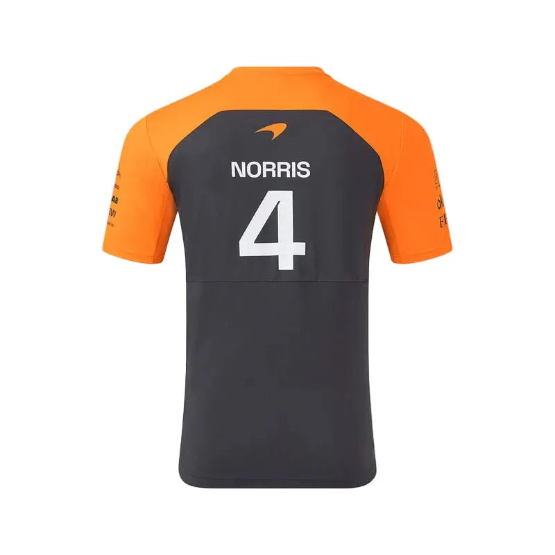 McLaren F1 2025 Lando Norris Driver T-shirt black and orange