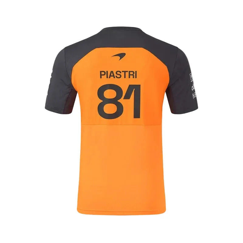 McLaren F1 2025 Oscar Piastri Driver T-shirt orange and black