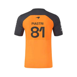 McLaren F1 2025 Oscar Piastri Driver T-shirt orange and black