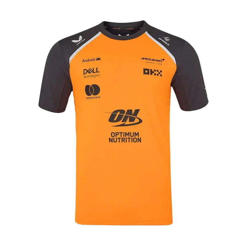 McLaren F1 2025 Team Set Up T-shirt orange and black