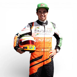 2014 Sergio Perez Sahara Force India F1 Race Suit – Orange Edition
