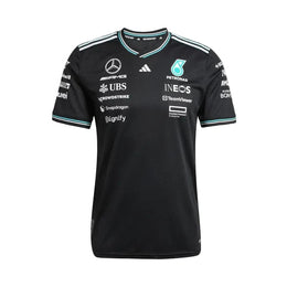 Mercedes-AMG F1 adidas 2025 Authentic Driver T-shirt black