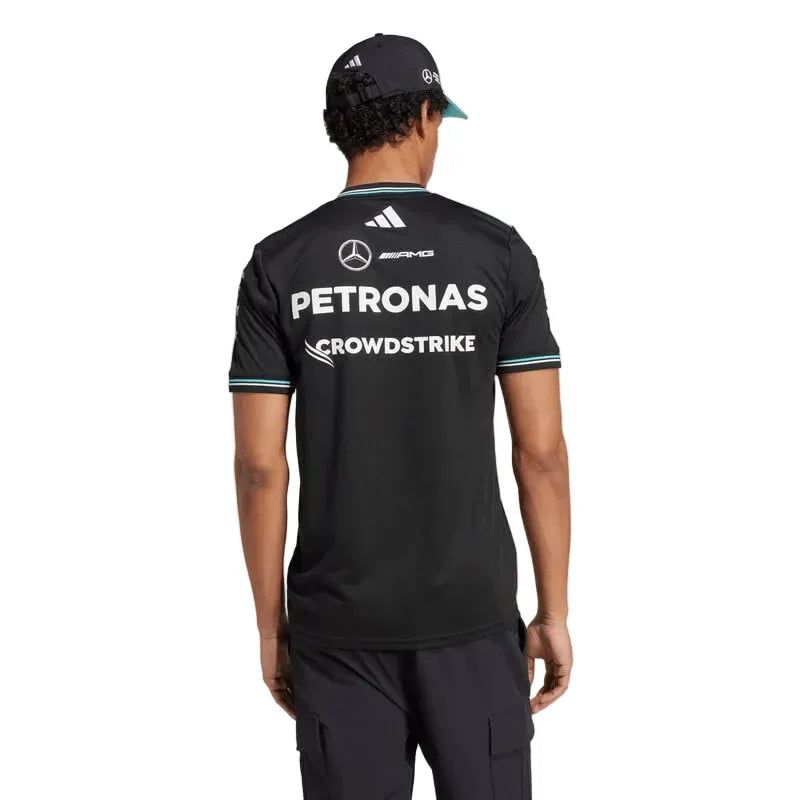Mercedes-AMG F1 adidas 2025 Authentic Driver T-shirt black