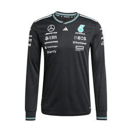 Mercedes-AMG F1 adidas 2025 Authentic Long Sleeve Driver T-shirt black