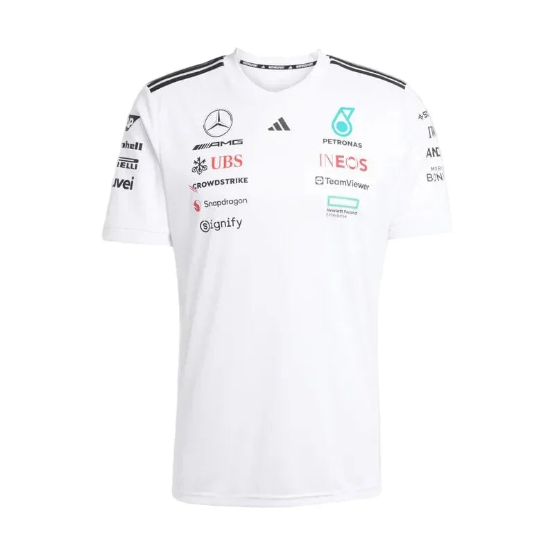 Mercedes-AMG F1 adidas 2025 Driver T-shirt white