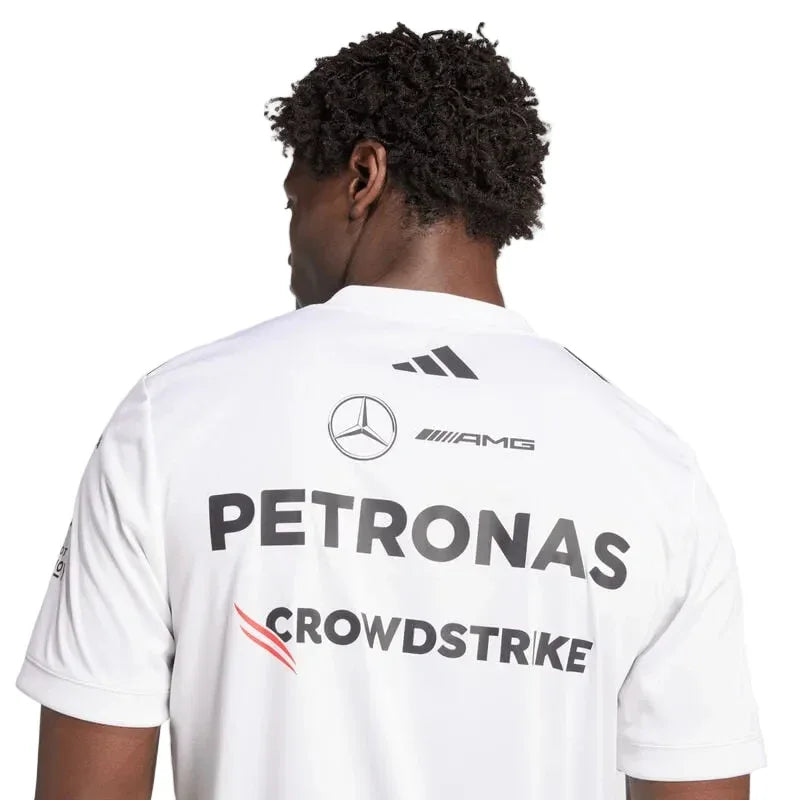 Mercedes-AMG F1 adidas 2025 Driver T-shirt white