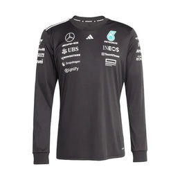 Mercedes-AMG F1 adidas 2025 Long Sleeve Driver T-shirt black
