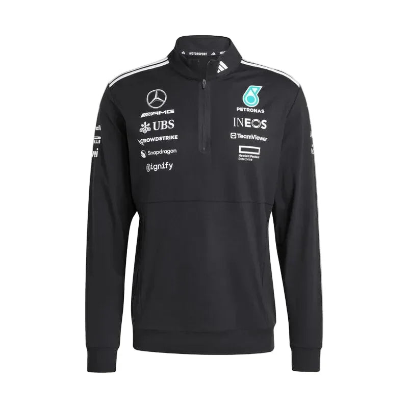 Mercedes-AMG F1 adidas 2025 Team 1/4 Zip Sweatshirt