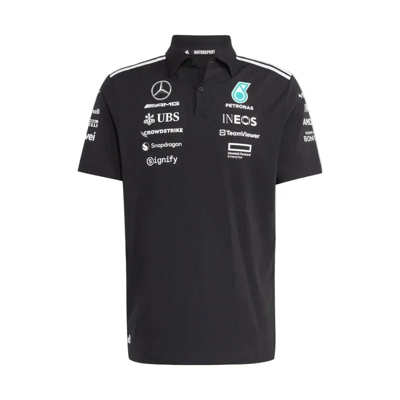 Mercedes-AMG F1 adidas 2025 Team Polo black