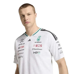 Mercedes-AMG F1 adidas 2026 Team Authentic Driver T-shirt White