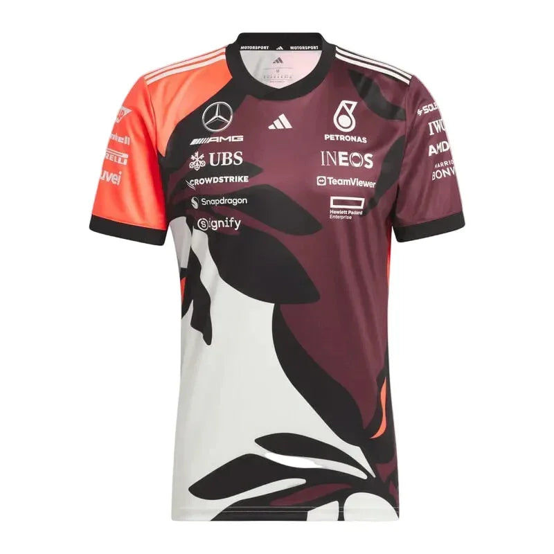 Mercedes-AMG F1 adidas Summer Pack 2025 Team Driver T-shirt
