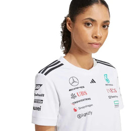 Mercedes-AMG F1 Women's adidas 2025 Driver T-shirt white