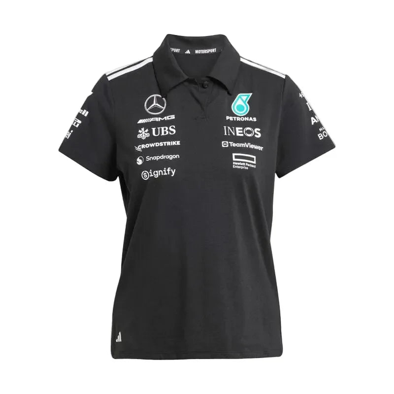 Mercedes-AMG F1 Women's adidas 2025 Team Polo black