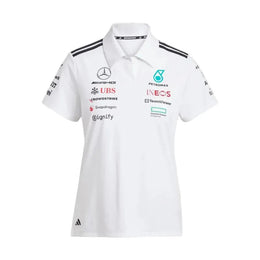 Mercedes-AMG F1 Women's adidas 2025 Team Polo white