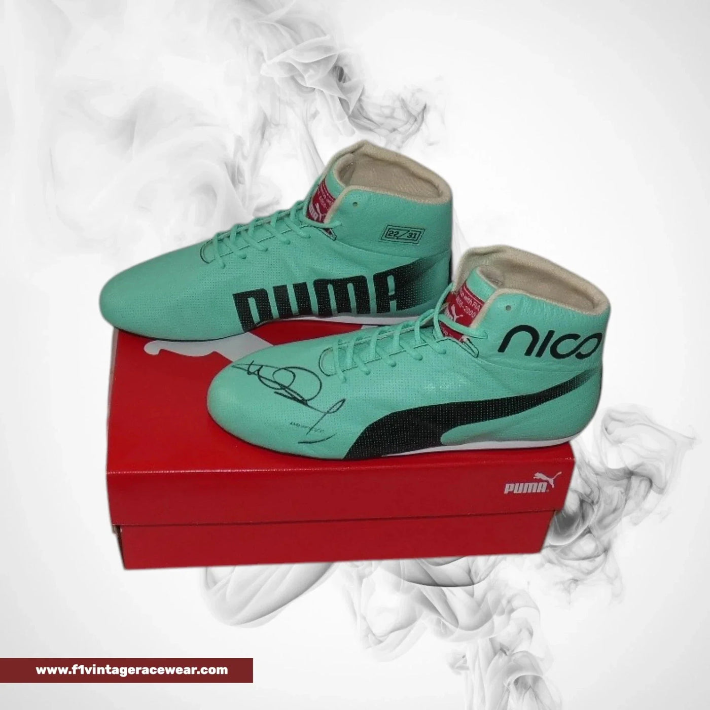 Nico Rosberg limited edition 2016 commemorative Puma race boots