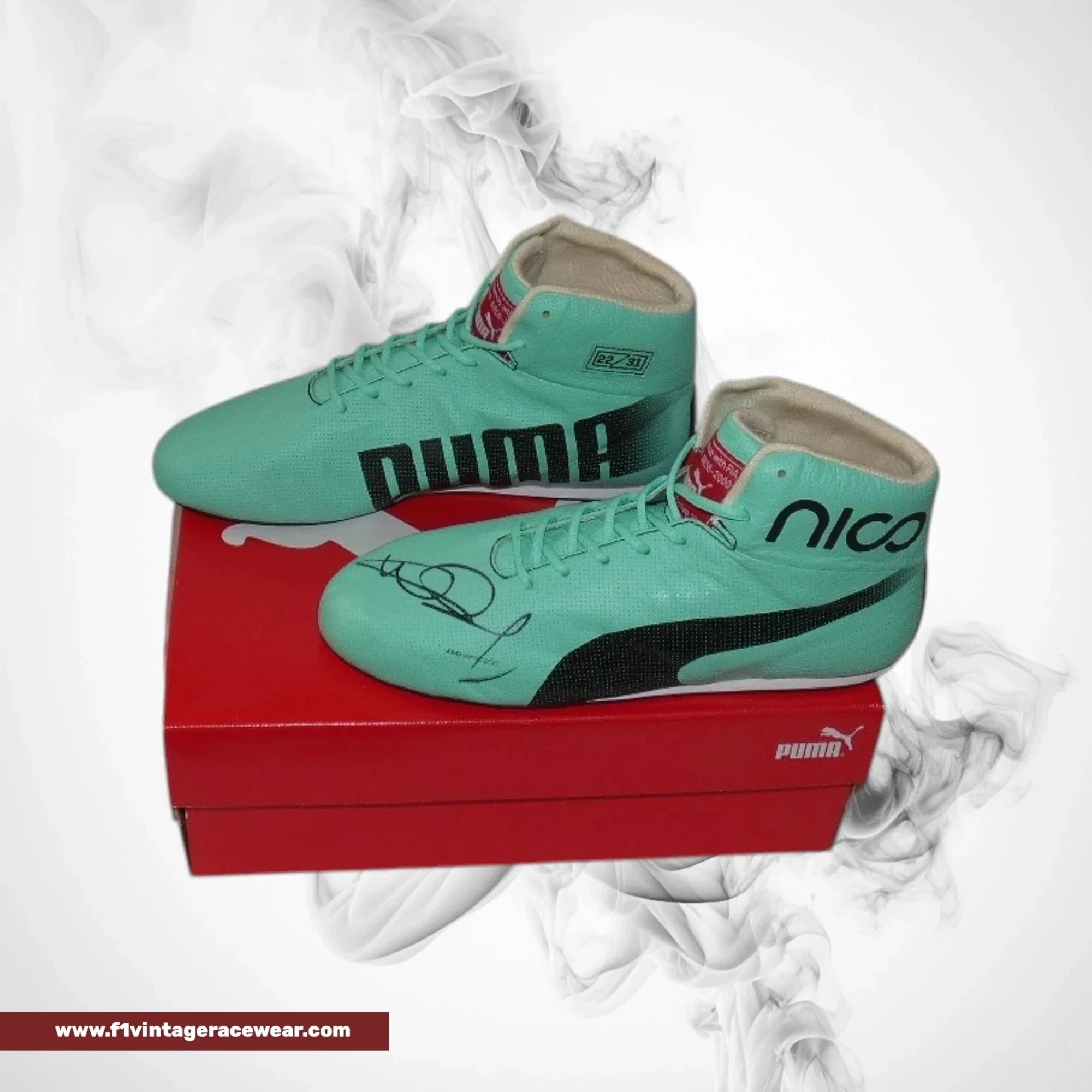 Nico Rosberg limited edition 2016 commemorative Puma race boots