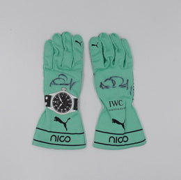 Nico Rosberg signed 2017 Mercedes race gloves – Goodwood festival