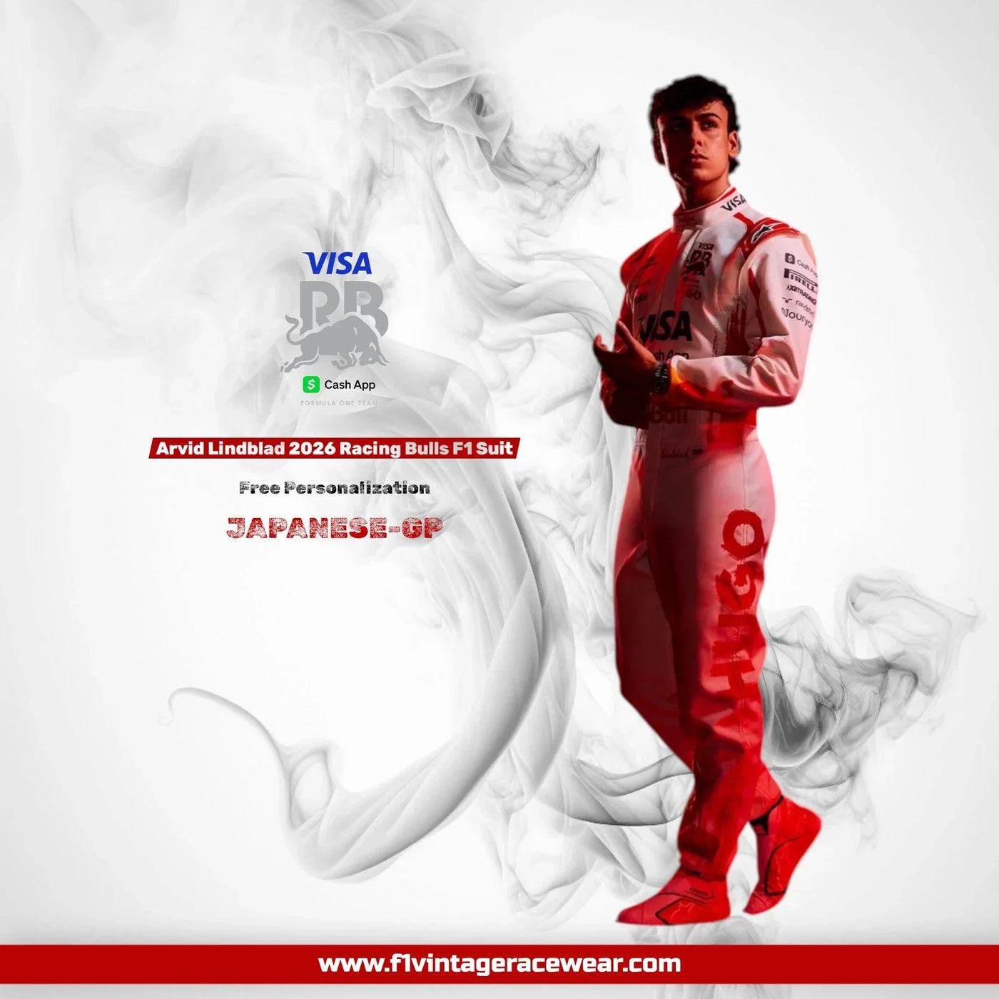 Official 2026 Racing Bulls New F1 Suit – Japanese GP Edition