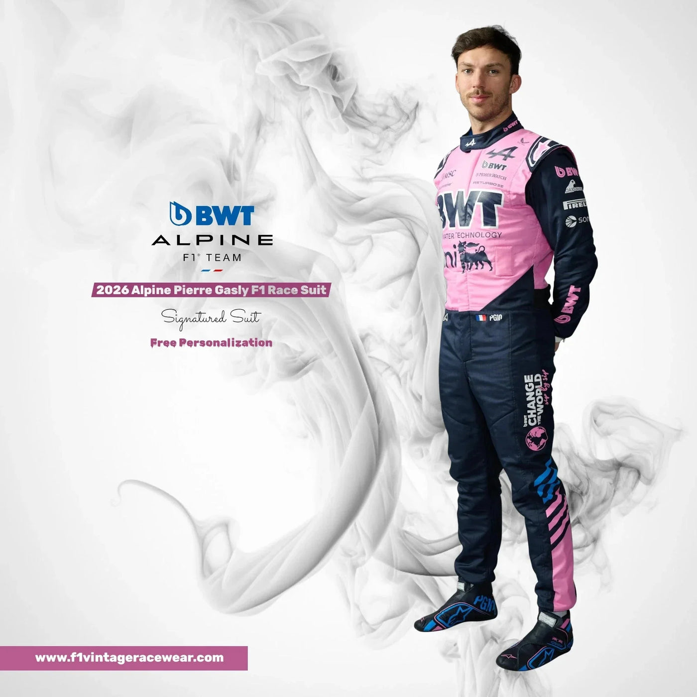 Pierre Gasly 2026 BWT Alpine F1 Racing Costume