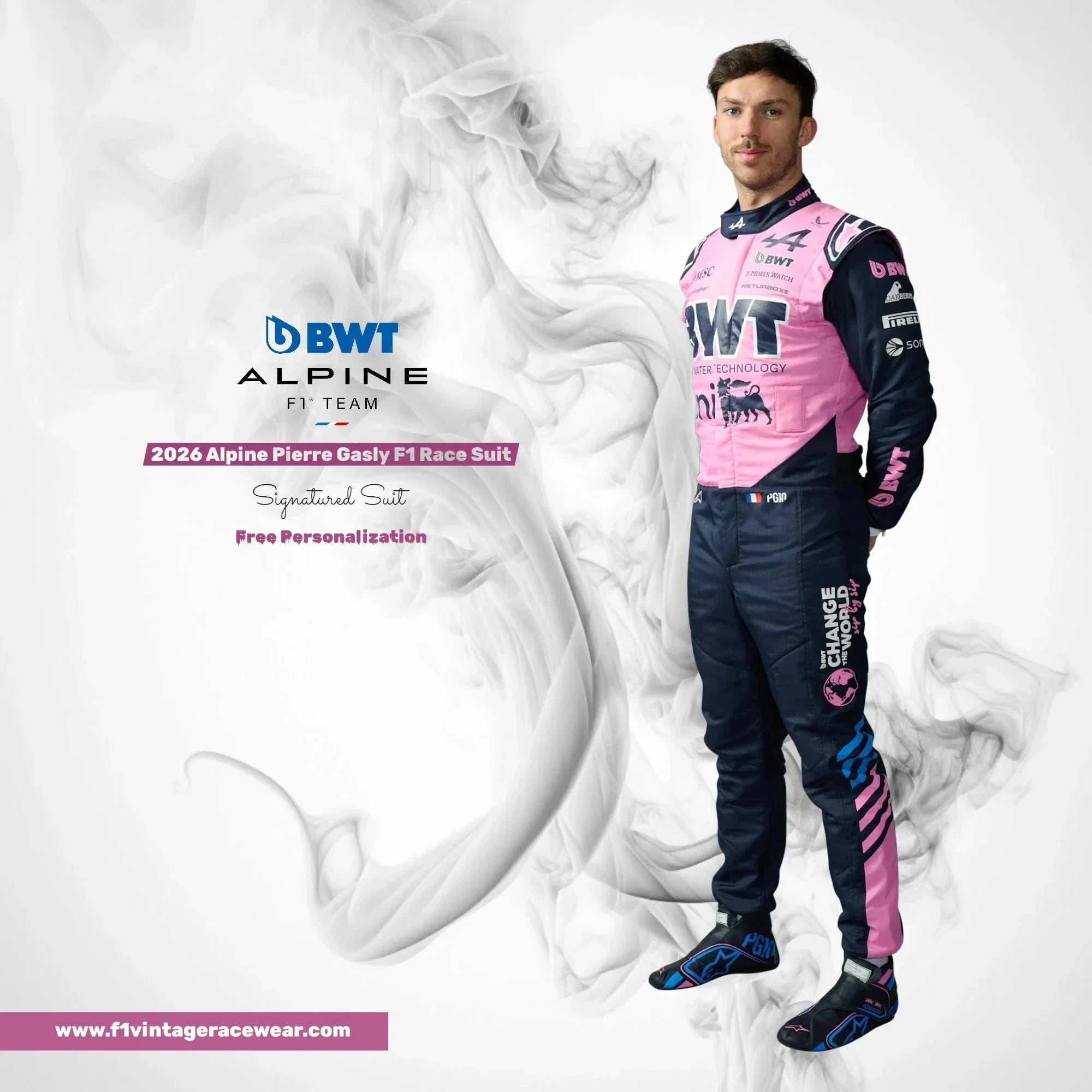 Pierre Gasly 2026 BWT Alpine F1 Racing Costume