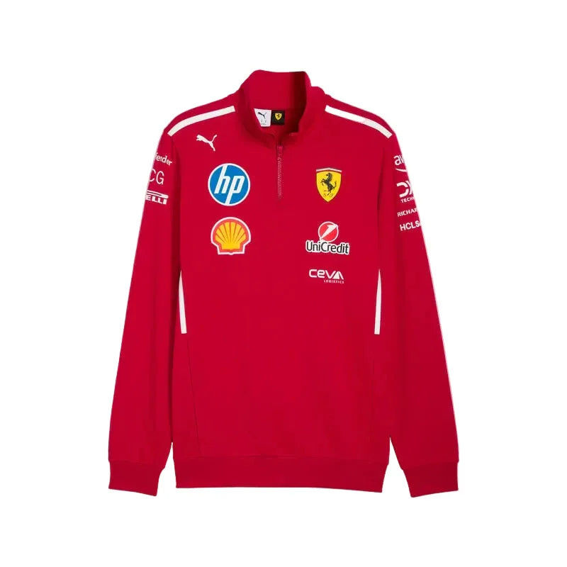 Scuderia Ferrari F1 PUMA 2025 Team 1/2 Zip Sweatshirt